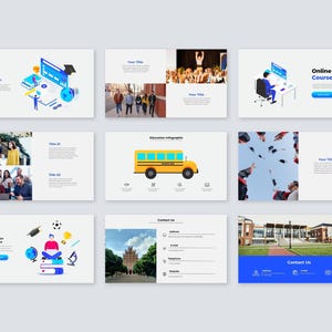 Canva Education Infographic Template | School Presentation for Teacher ...