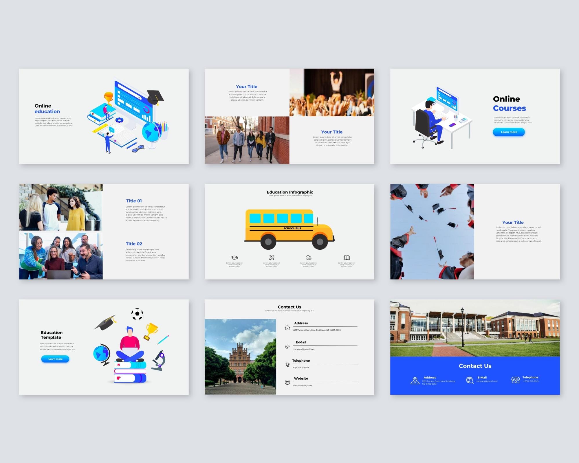 Canva Education Infographic Template | School Presentation for Teacher ...
