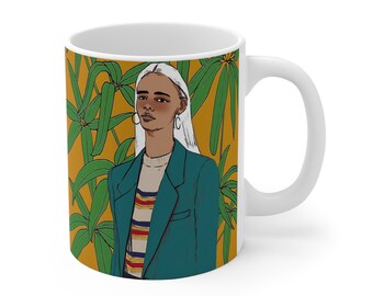 J'aime la tasse verte Mug