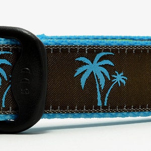 Palm Trees Florida Palm Beach Preppy Ribbon Sommar Exklusiva Hundhalsband bild 5