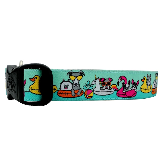 Flamingo Dog Collar Unicorn Dog Collar Summer Dog Collar Boston Terrier Dog Collar Bulldog Dog Collar Whippet Dog Collar Duck Dog Collar