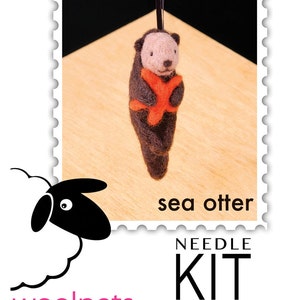 Sea Otter Needle Felting Kit image 3