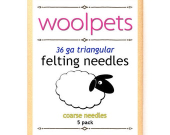 36 GA COARSE Felting Needles - 5PK