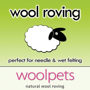 Spring Wool Roving Set NZ Corriedale image 2