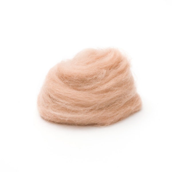 Camel Wool Roving  - 1 oz. NZ Corriedale