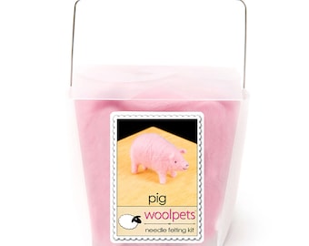 Pig Needle Felting Kit
