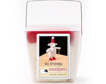 Ski Sheep Needle Felting Kit