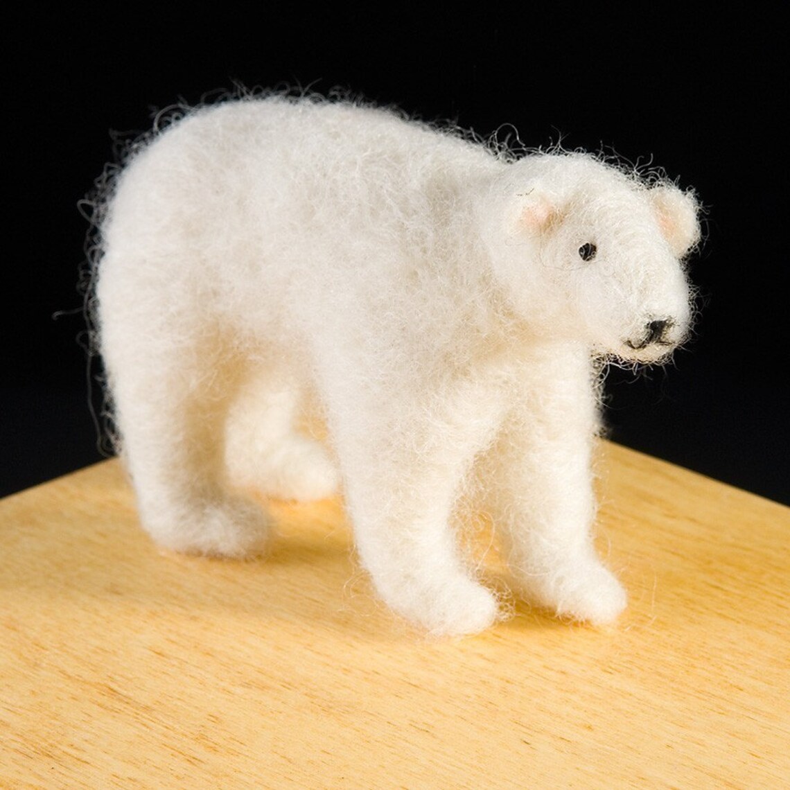 Polar Bear Needle Felting Kit Etsy