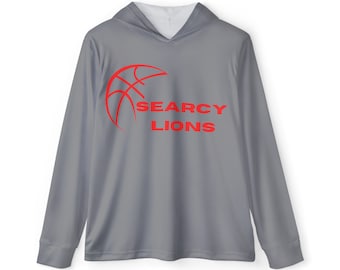 Lions Basketball Men's Sports Warmup Hoodie (AOP)