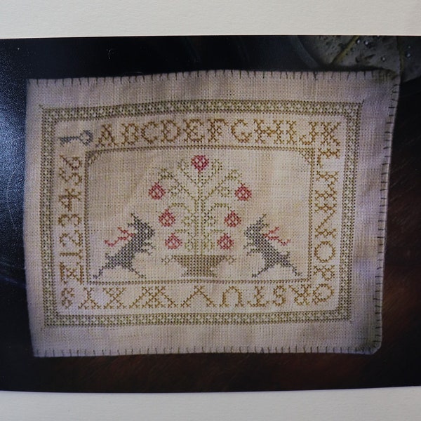 Prim sisters Needlebook Cross Stitch pattern by primitive bettys 2012