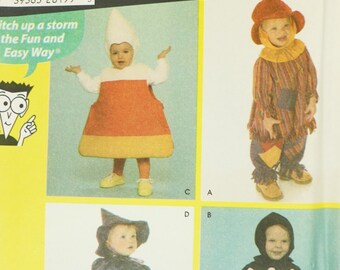 Simplicity 2005 Toddlers Costumes Halloween pattern 4467 NEW! Factory folded - Uncut Sizes 1/2, 1,2,3,4