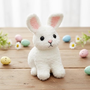 Rabbit Easter Crochet PDF Pattern - How to Crochet Bunny Plush for Easter - Bunny Amigurumi Tutorial - Easter Gift Crochet Pattern