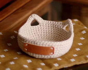 Cat Coaster No sew Crochet PDF Pattern - How to Crochet Cat Coaster Cute Crochet Home Decor - Holiday Table Decoration Cute Animal Coaster
