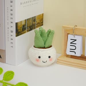 Crochet Pattern: Snake Plant Pot Crochet PDF Pattern, Crochet Plant Pot Amigurumi, Plant Crochet Pattern, Crochet Home Decor