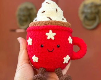 Ice Cream Crochet PDF Pattern, Cute Food Dining Table Decoration, Crochet Cozy Home Decor