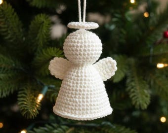 Angel Hanging Crochet Pattern, Easy Ctochet Home Decor Amigurumi Tutorial, How to Crochet Angel Hanging