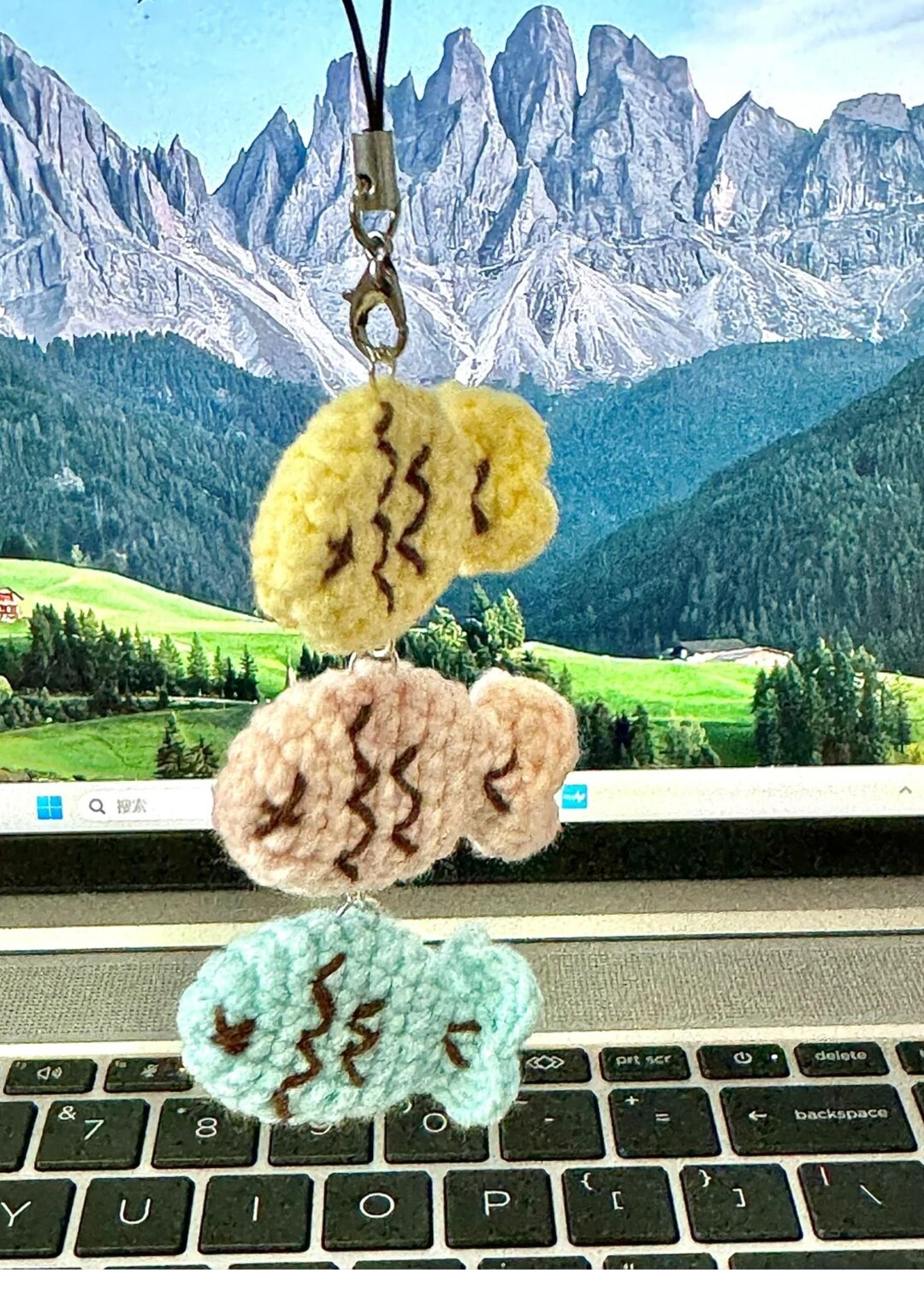 Mini Crochet Fish Fish Crochet Pattern PDF, Cute Fish Amigurumi Keychain, Mini Crochet ...