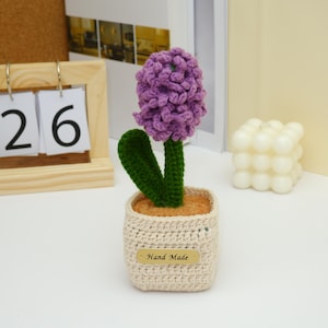 Lavender Pot Crochet PDF Pattern - Crochet Flower Pot Amigurumi, How to Crochet Flower Pot, Flower Crochet Pattern, Crochet Home Decor
