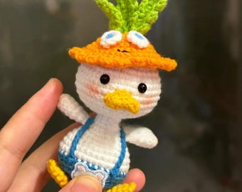 Little Duck Crochet PDF Pattern - Cute Duckling Amigurumi Tutorial - How to Crochet Duck Plush - Holiday Gift Crochet - Cute Animal Pattern