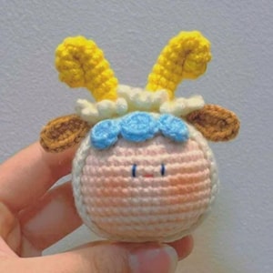 Crochet Zodiac Keychain PDF Patterns, Mini Aries Amigurumi Crochet Patterns, Crochet Baby Aries, Cute Aries Keychain, Handmade Gifts for Her