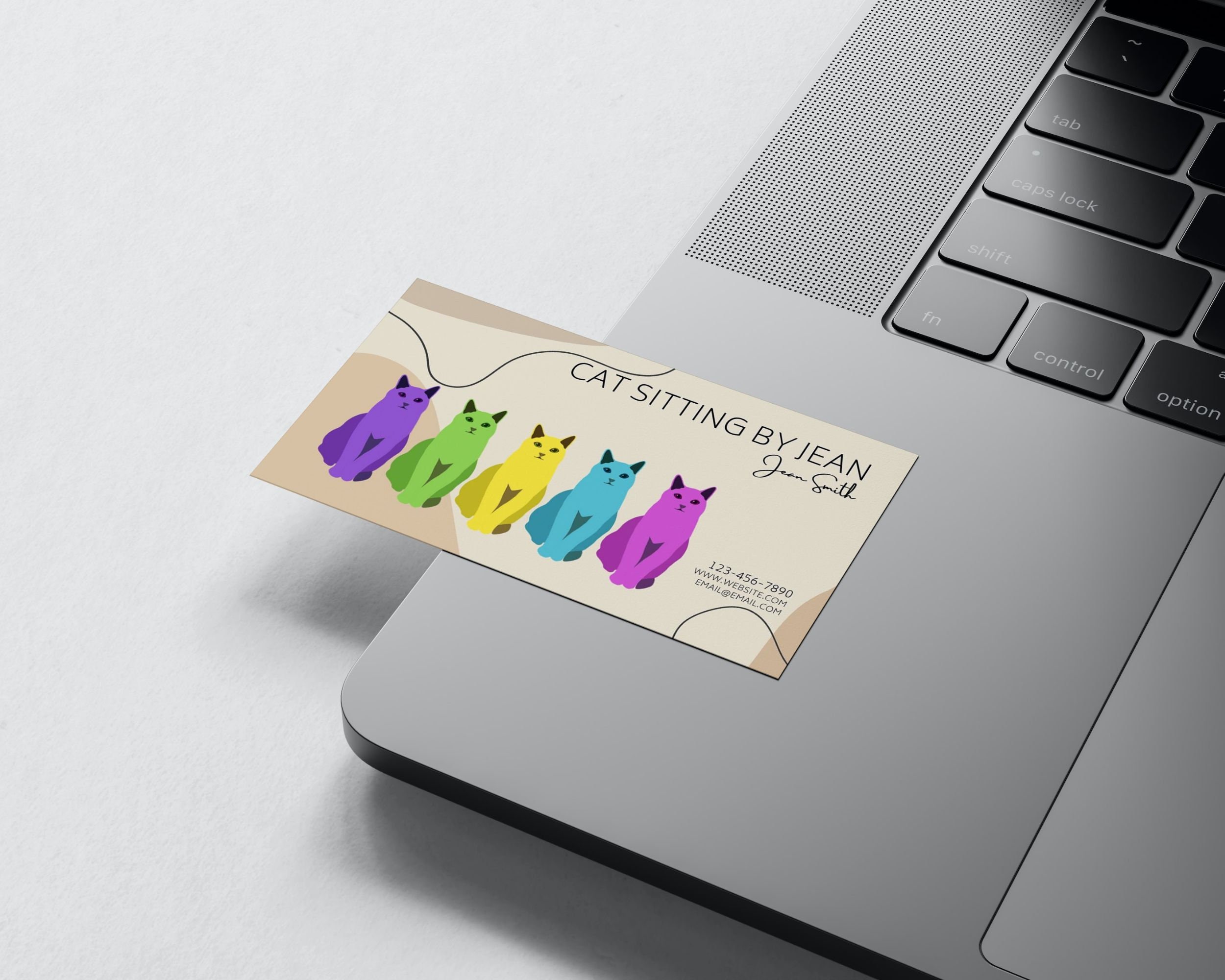 2 Sided Business Card Template - Editable Canva Business Card Design ...