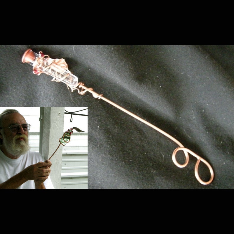 Handheld Hummingbird Feeder Wand Etsy