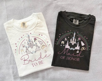 Personalized Disney Bachelorette Shirts, Magic Castle Wedding Shirt, Bachelorette Party 2026, Disney Bridesmaid Shirts, Bachelorette Gifts
