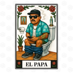 Lustiger Vater Png, Papa Latein Png, Spanischer Vater Png, tun Vater Shirt Png, Papa Tarot Karte Png, Spanischer Vatertag Png, Vatertagsgeschenk, El Papa