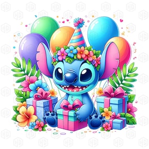 Birthday Girl Png, Cartoon Birthday Png, Custom Birthday Girl Png, Cartoon Characters Png, Birthday Blue Monster Png, Birthday Party Png