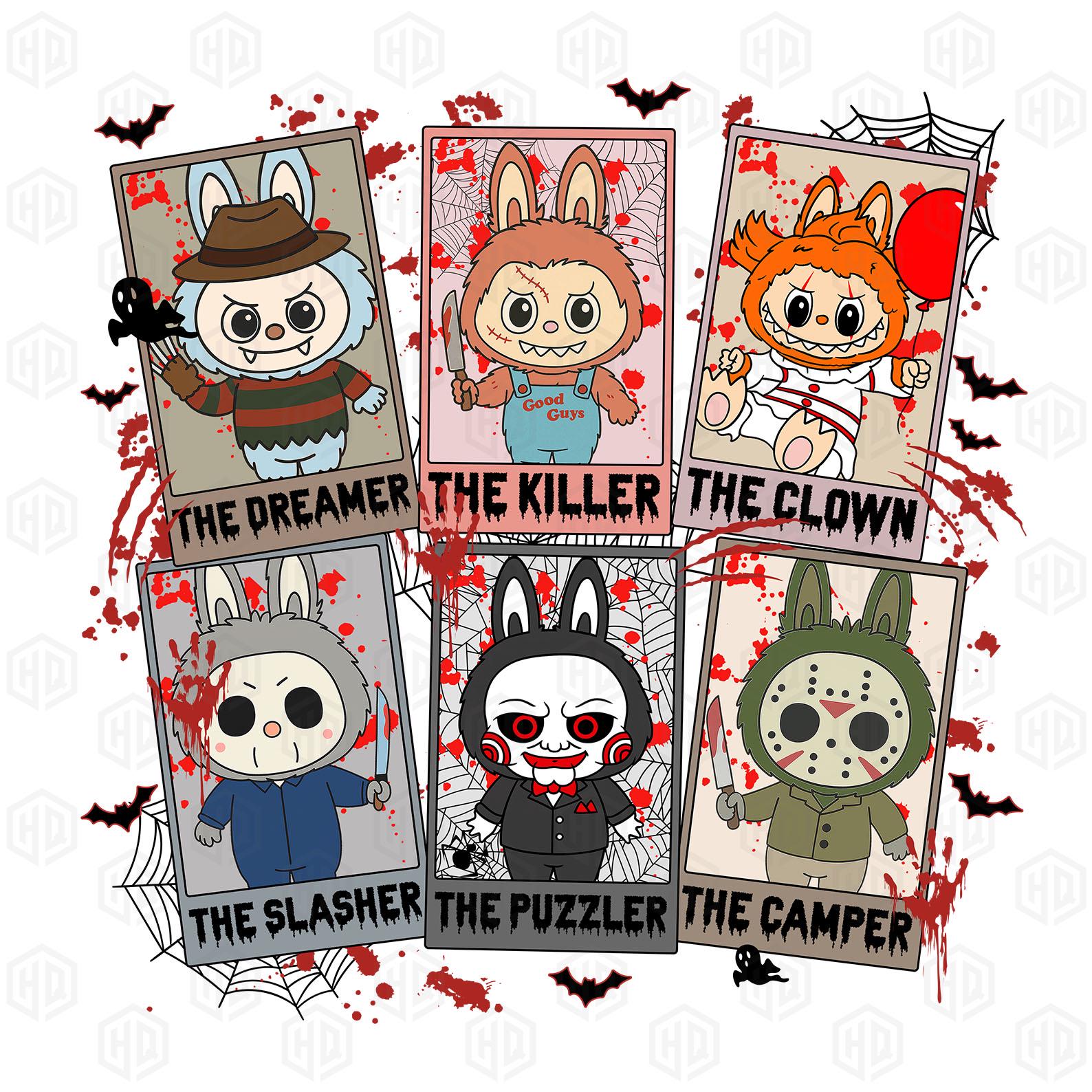 Dessins de personnages de dessins animés roses tendances (PNG), Cadeau parfait pour les enfants, Poupée d'Halloween pour enfants filles (PNG), Dessins animés drôles (PNG), Poupée d'Halloween (PNG)
