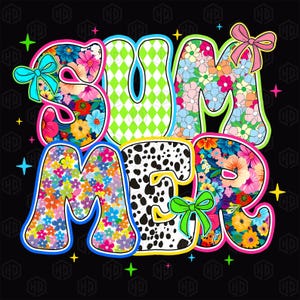 Floral été Png, Funny Summer Png, Été rétro Png, Summer Vibes Png, Vintage Summer Png, Coquette D&#39;été Noeud Png, Joli Été Png