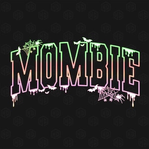 Mombie Png, Spooky Mama Png, Halloween Mama Png, Retro Halloween Png, Halloween Ghost Png, Halloween Mom Png, Spooky Season Png