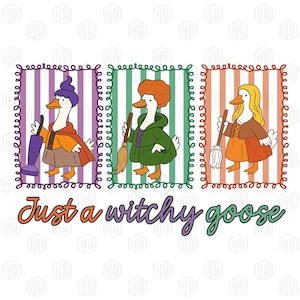 Just A Bunch Of Witch Goose Png, Funny Witch Halloween Goose, Halloween Silly Goose Png, Halloween Goose Png, Halloween Png,Horror Halloween