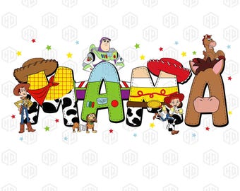 Mama Cartoon Toys Movie Png, Mom Vibes Png, Cartoon Mom Png, Retro Mama Png, Mothers Day Png, Mothers Day Gift, Family Vacation Png