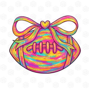 Brushstroke Football Coquette Png, Football Touchdown Season Png, Football Coquette Bow Png, Glitter Football Mom Png, Fall Game Day Png