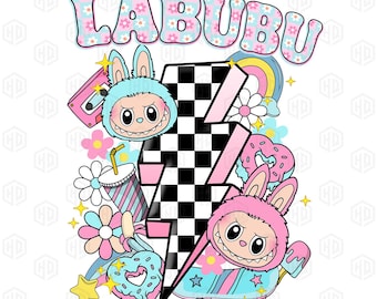 Dessins de personnages de dessins animés roses tendance png, cadeau parfait pour les enfants, poupée coquette avec noeud pour enfants filles png, dessin animé drôle png, poupée png