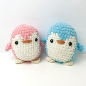 Pinguin Häkelanleitung, Amigurumi Pinguin Anleitung, Pinguin gehäkelt, Chubby Penguin häkeln, Tiere häkeln, PDF nur PDF, PDF digital