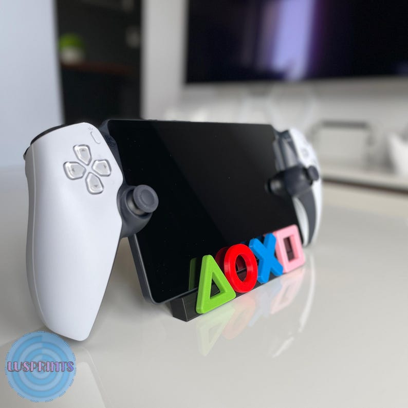 Triangular Playstation Controller 3D Printed Playstation Portal Stand – Custom Display Dock for PS Portal ...