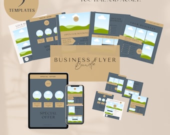 Customizable Business Flyer for Bakery DIY Business Template for Real Estate Booking Flyer for Hair Social Media Marketing Flyer Lash Tech