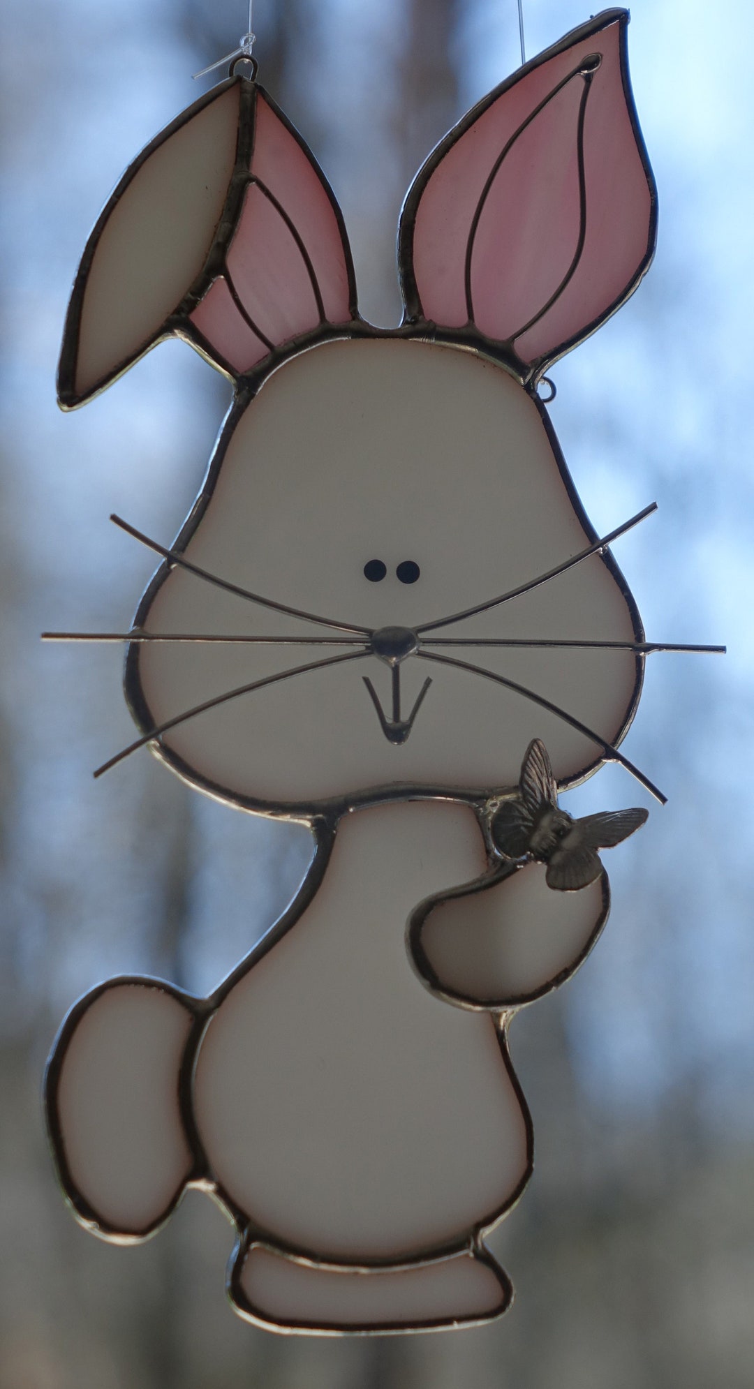 Stained Glass Rabbit - Etsy