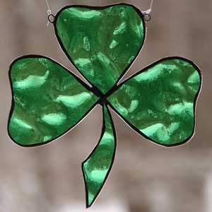 Stained Glass Enchanted Shamrock Sun Catcher image 2