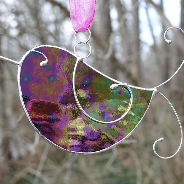 Vidrieras Little Hummingbird Suncatcher