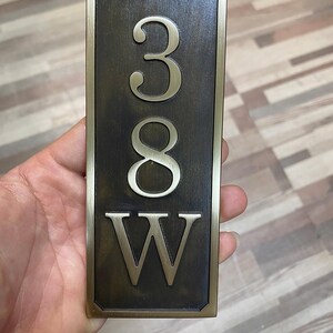 Gegoten bronzen vintage borden en plaquettes - Adresbordje voor professionele plaatsen, Antieke naamborden op maat