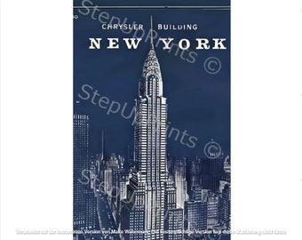 The Chrysler Building, New York Poster