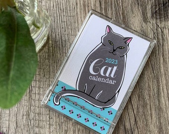 2024 Mini Cat Desk Calendar (NOTE: business card size)