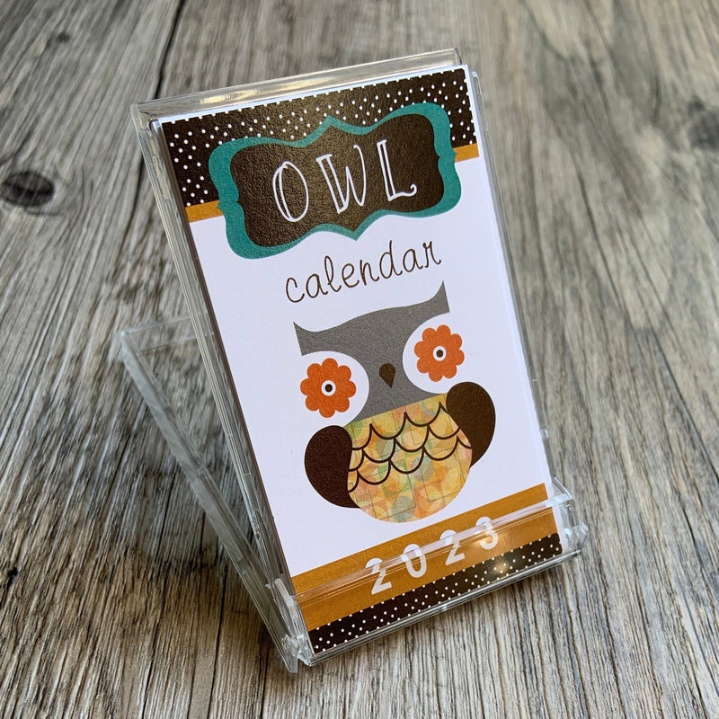 Owl 2025 Calendar Etsy