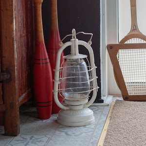 Vintage Kerosene Lamp RHEWUM ST2, Kerosene Fuel Lantern, Old Kerosene Lantern, Retro Decoration Object