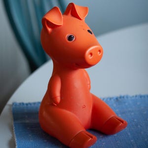 Retro IKEA Piggy Bank - Vintage Kids Money Box in Blue, Purple, Red and Green, Vintage Saving Box