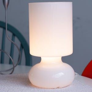 Lykta Lamp Vintage IKEA Design, white bedside lamp, night light, desk lamp, retro ikea lamp, unique vintage lamp, cozy lighting, accent lamp