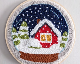 Snowy Evening - Beginner Punch Needle Kit